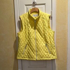 Yellow Quilted Vest